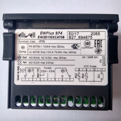 Микропроцессор EW Plus 974 2Hp/8/5A NTC230V.